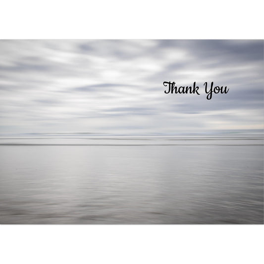 Calming Waters Pack of 10 Thank You Cards (standard envelopes) (US & CA)