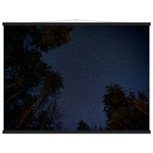 Starry Night Sky Premium Matte Paper Poster with Hanger